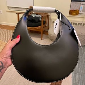 Staud Moon Bag in Black BNWT